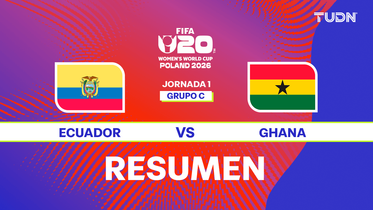 Resumen | Ecuador vs. Ghana, Mundial Femenino Sub-20 Polonia 2026