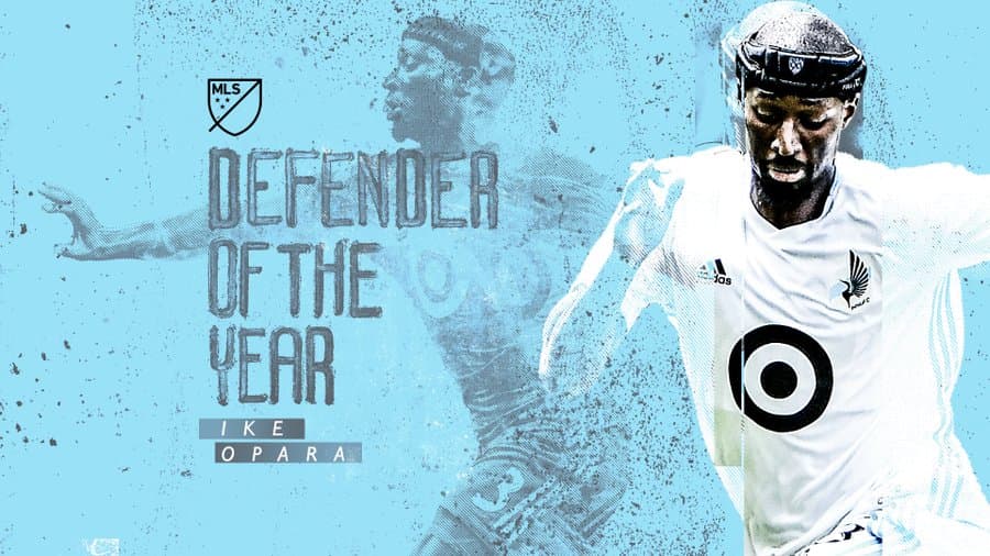 Ike Opara de Minnesota United FC es nombrado Defensa del Año de la MLS