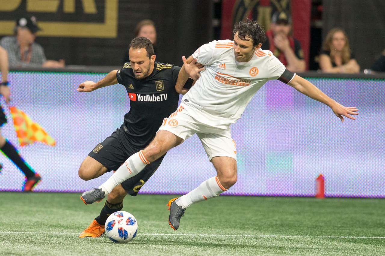 Michael Parkhurst fue un muro en el fondo de Atlanta United en el encuentro del sábado frente a LAFC. (USA Today Images)