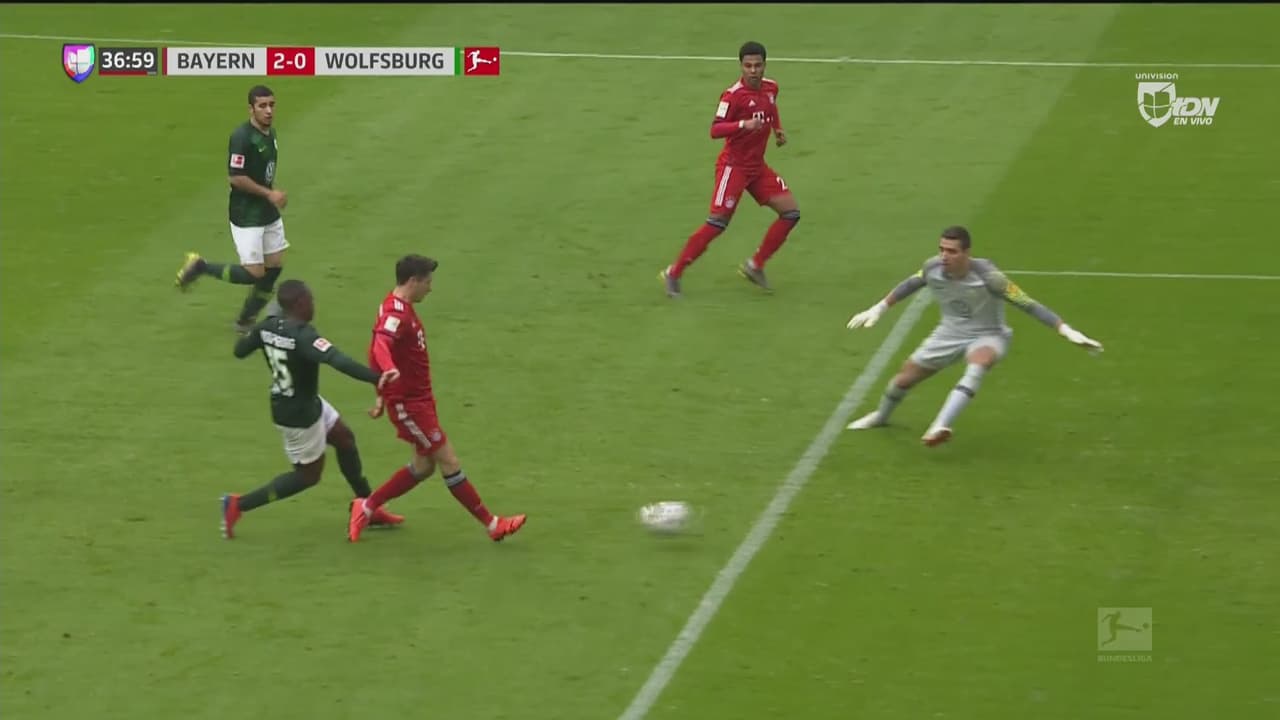 ¡Gol de récord! Lewandowski anota el 2-0 ante el Wolsfburg y rompe una marca
