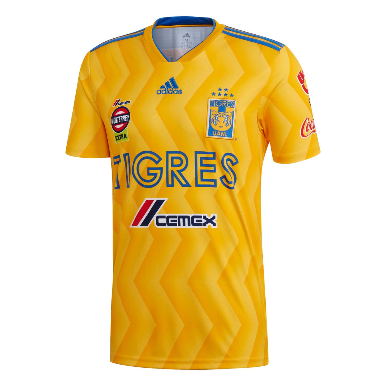 Esta es la playera del Tigres UANL, actual Campeón de Campeones. Encuéntrala en 
<a href="http://www.univisiondeportesfanshop.com" target="_blank">univisiondeportesfanshop.com</a>