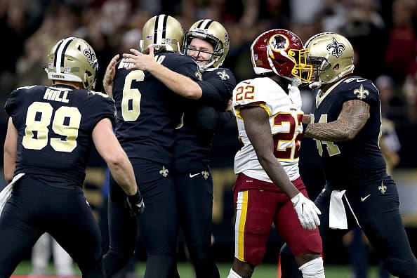 Wil Lutz estuvo perfecto como pateador, acertando sus 4 goles de campo incluyendo uno de 52 yardas y 2 puntos extra para aportar 14 puntos a la causa.