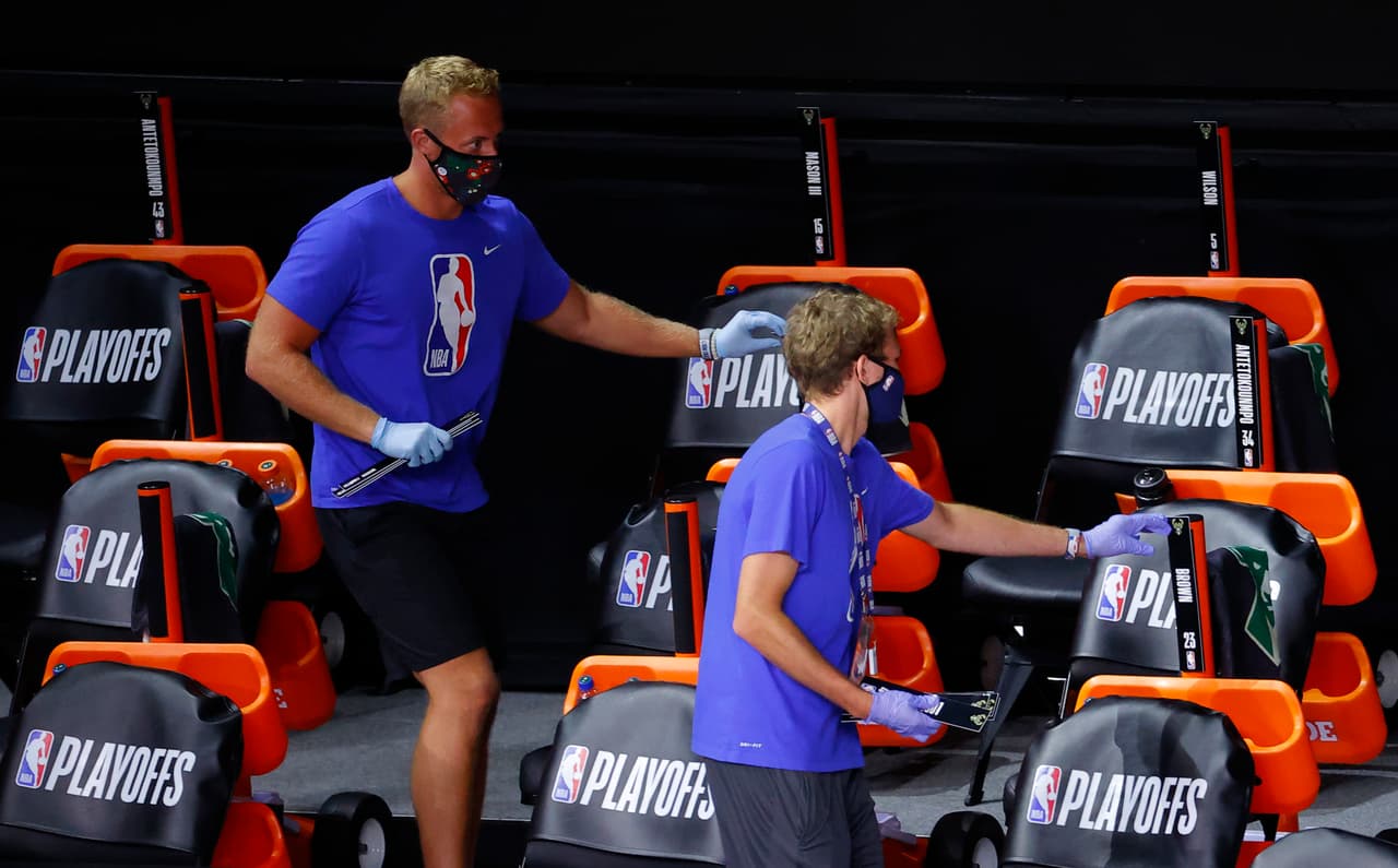 Las imágenes de las duelas desérticas en Florida tras la suspensión por el caso Jacob Blake.