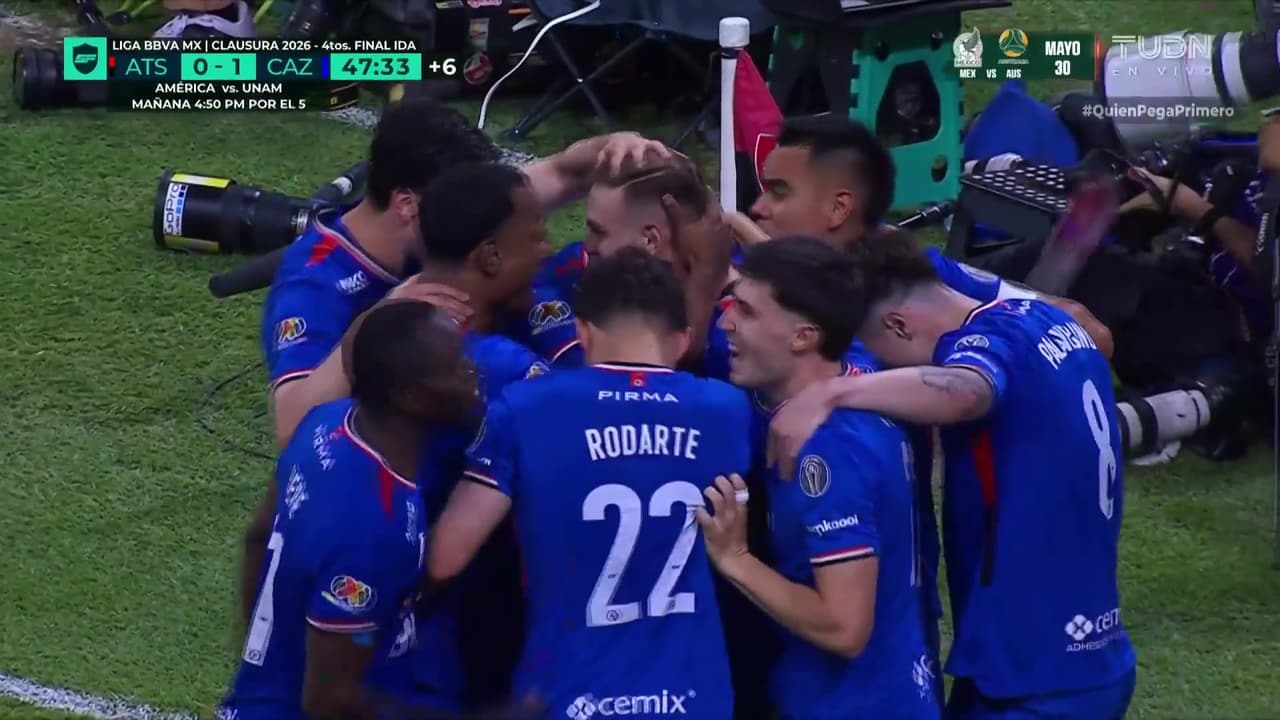 ¡Rodolfo Rotondi le hace un golazo al Atlas y lo festeja un fan de Tigres!