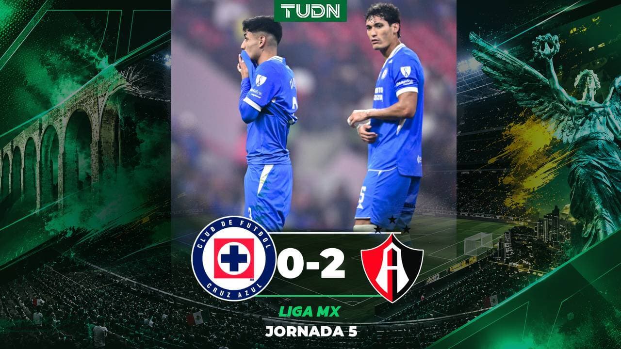 Resumen | Atlas derrota con autoridad a Cruz Azul en casa