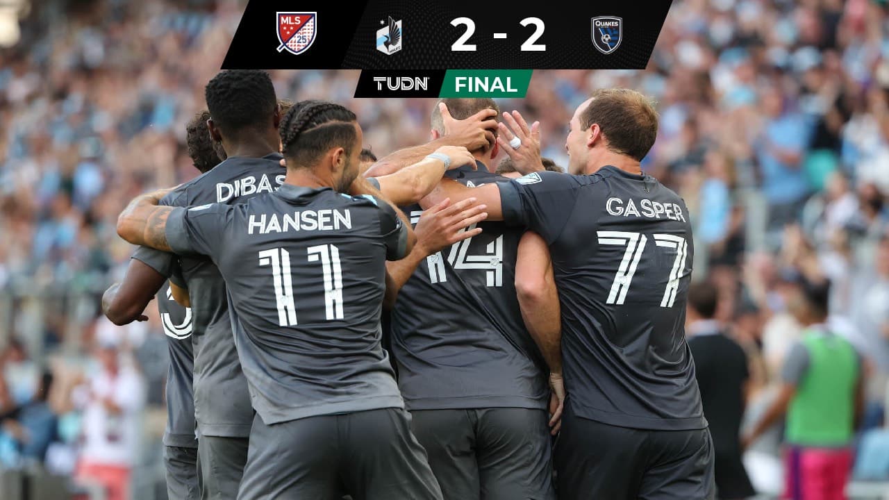 San José no gana pero logró arrebatarle un punto a Minnesota 