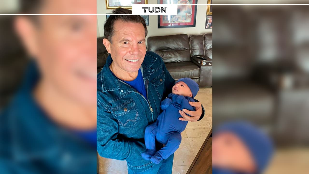 JC Chávez 'tundió' al Jr. con nacimiento de su nieto