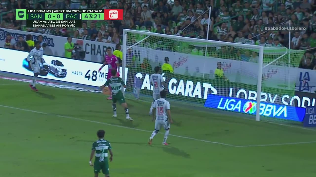 ¡Barreto por poco la pone en su arco!