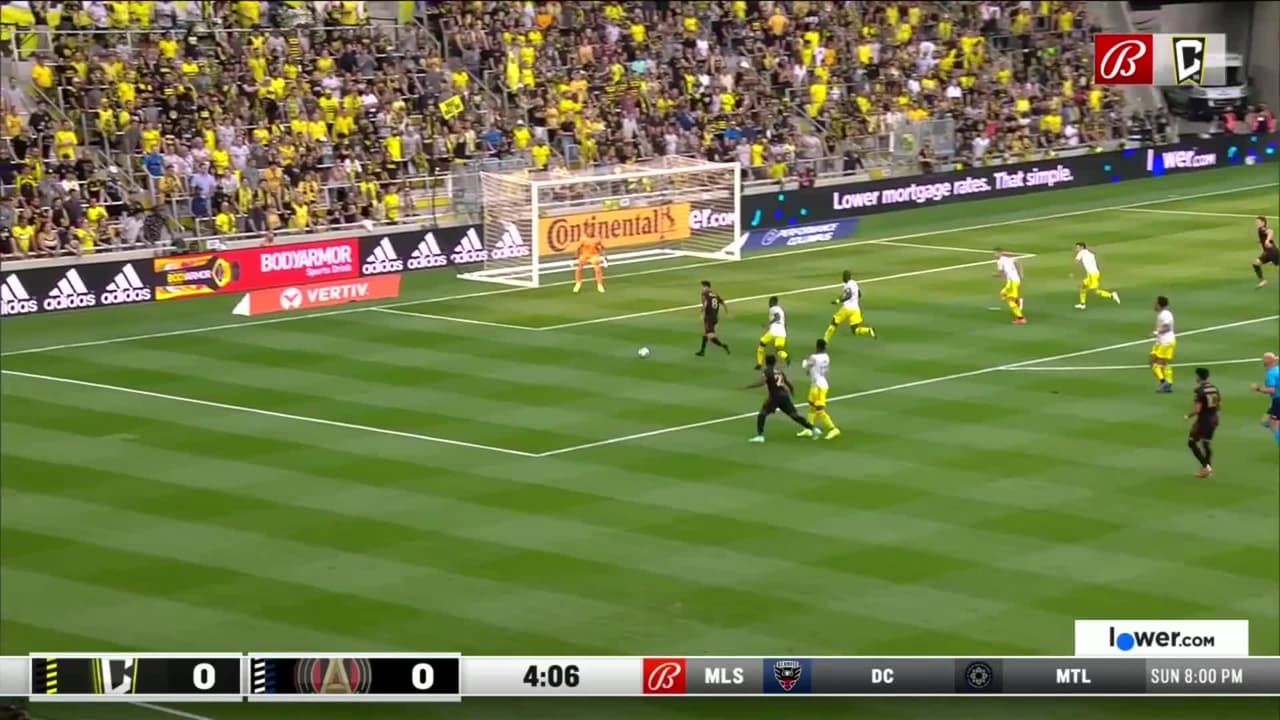 Ezequiel Barco silencia a la afición de Columbus con el 1-0 para Atlanta United