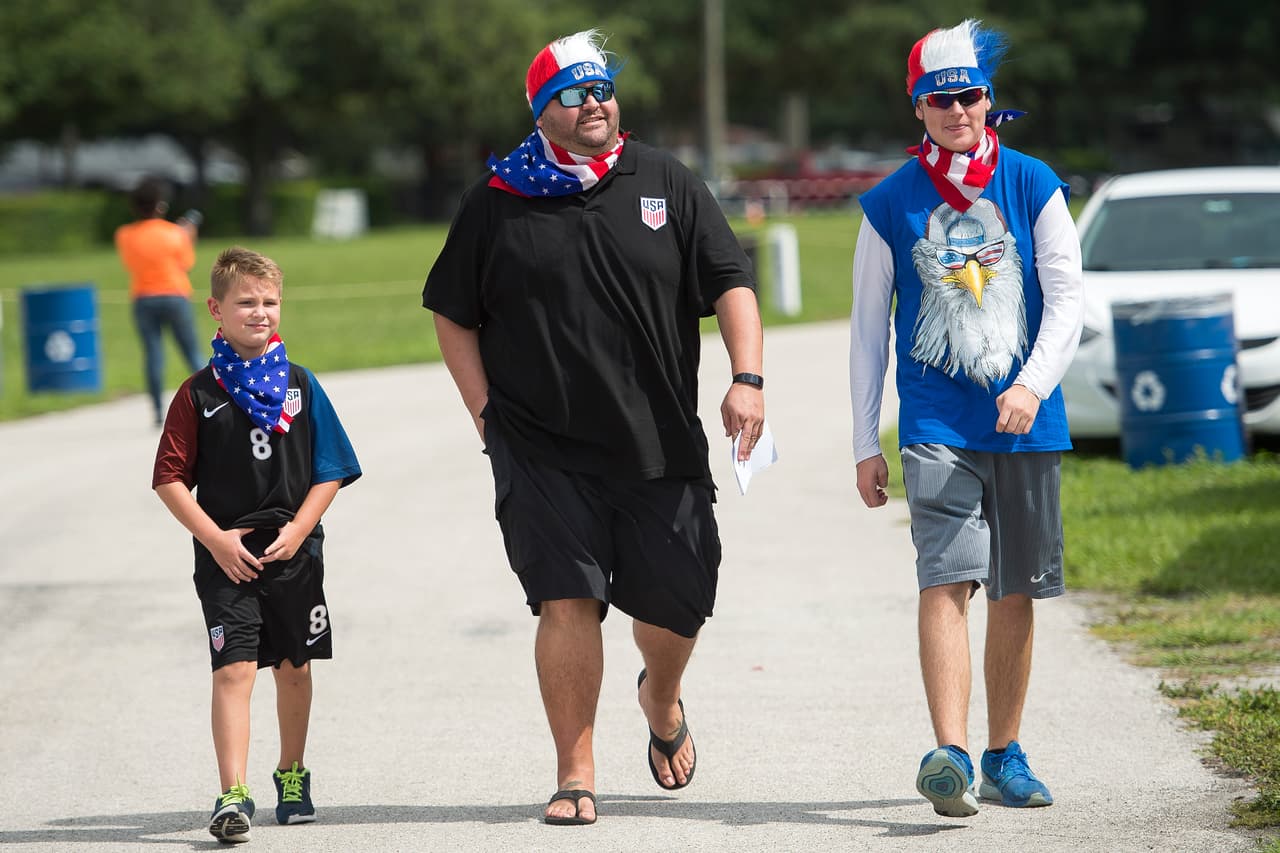 La familia se ha hecho importante en la previa de los hinchas de la Copa Oro.