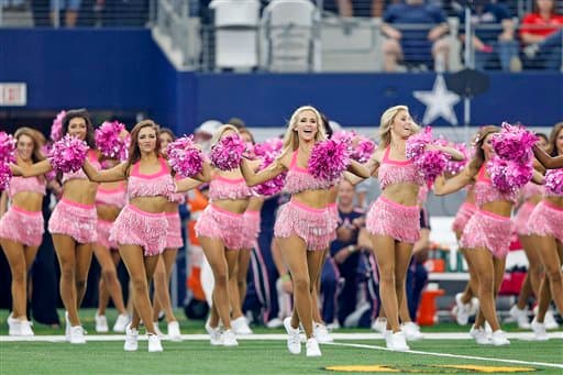 Checa lo mejor de las chicas en rosa de la NFL que apoyaron a la detección temprana del cáncer de mama.