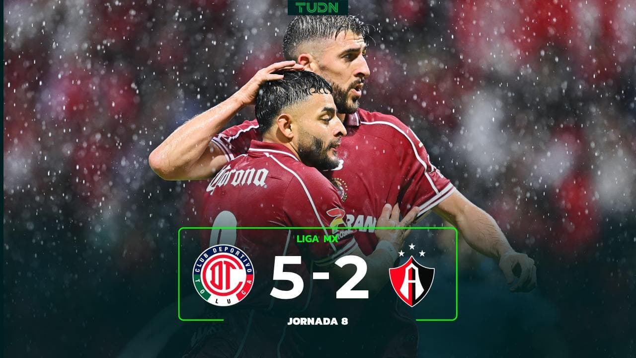 Resumen: Toluca no tiene piedad y le aplica la 'manita' al Atlas