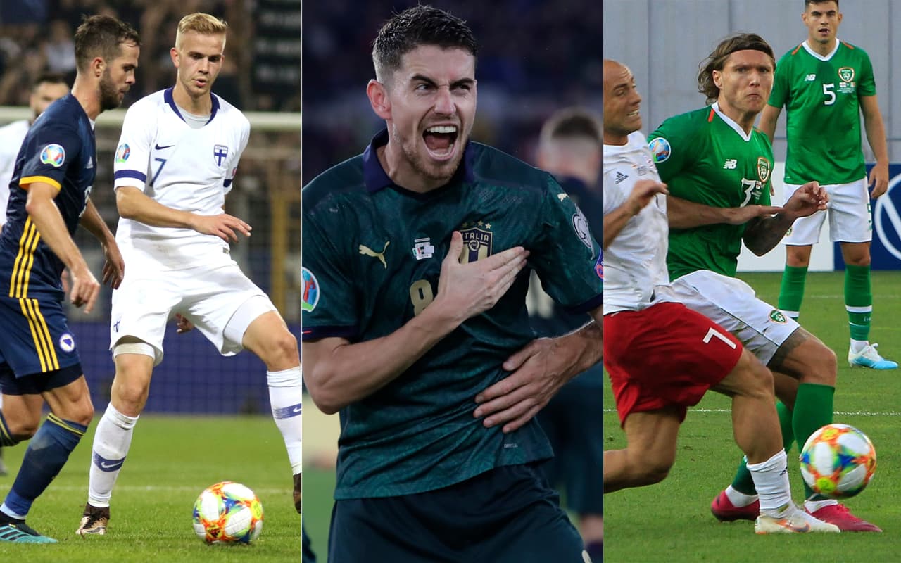 Resumen de los resultados de las eliminatorias rumbo a la Euro 2020.