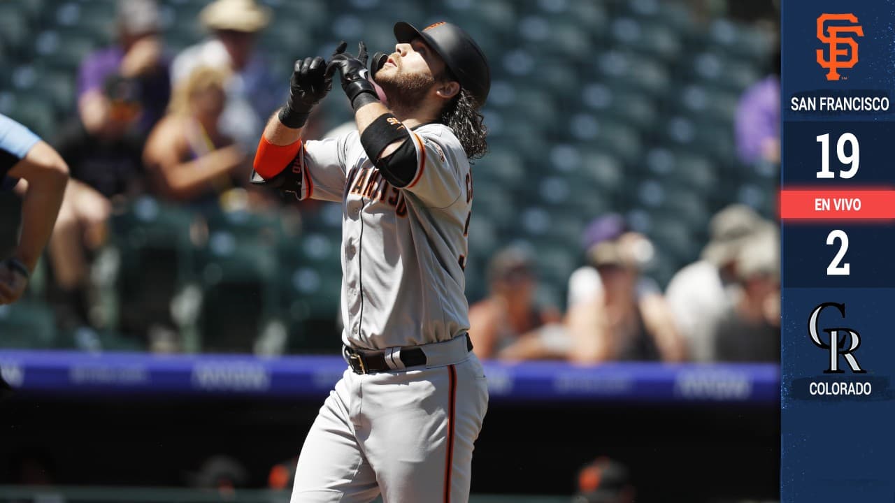 ¡El Crawford-fest! San Francisco apalea a Colorado con 8 producidas de Brandon Crawford