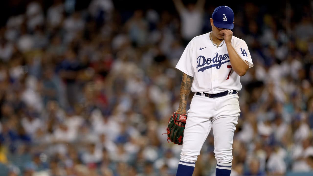 Julio Urías registra su tercera derrota de la temporada con Dodgers