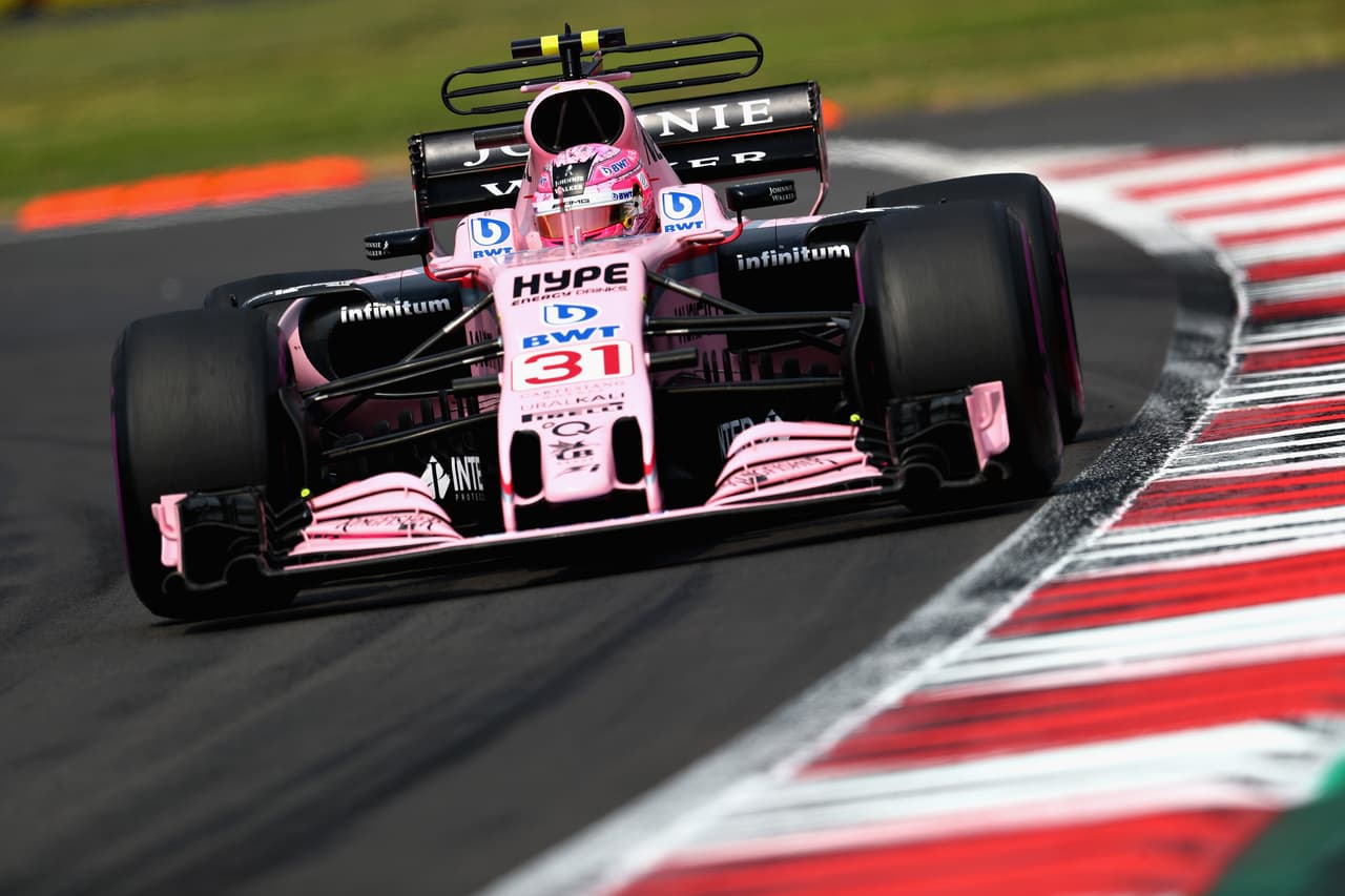 Su coequipero Esteban Ocon tuvo una gran carrera terminando en la quinta posición.