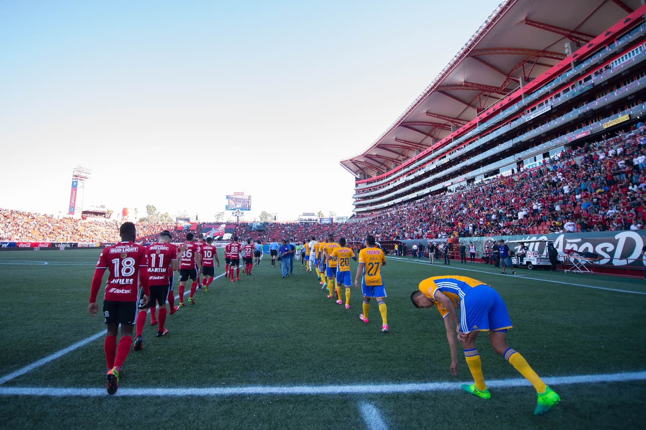 Xolos y Tigres jugaron la segunda semifinal del torneo. El ganador de esta serie disputaría la gran final ante Chivas.