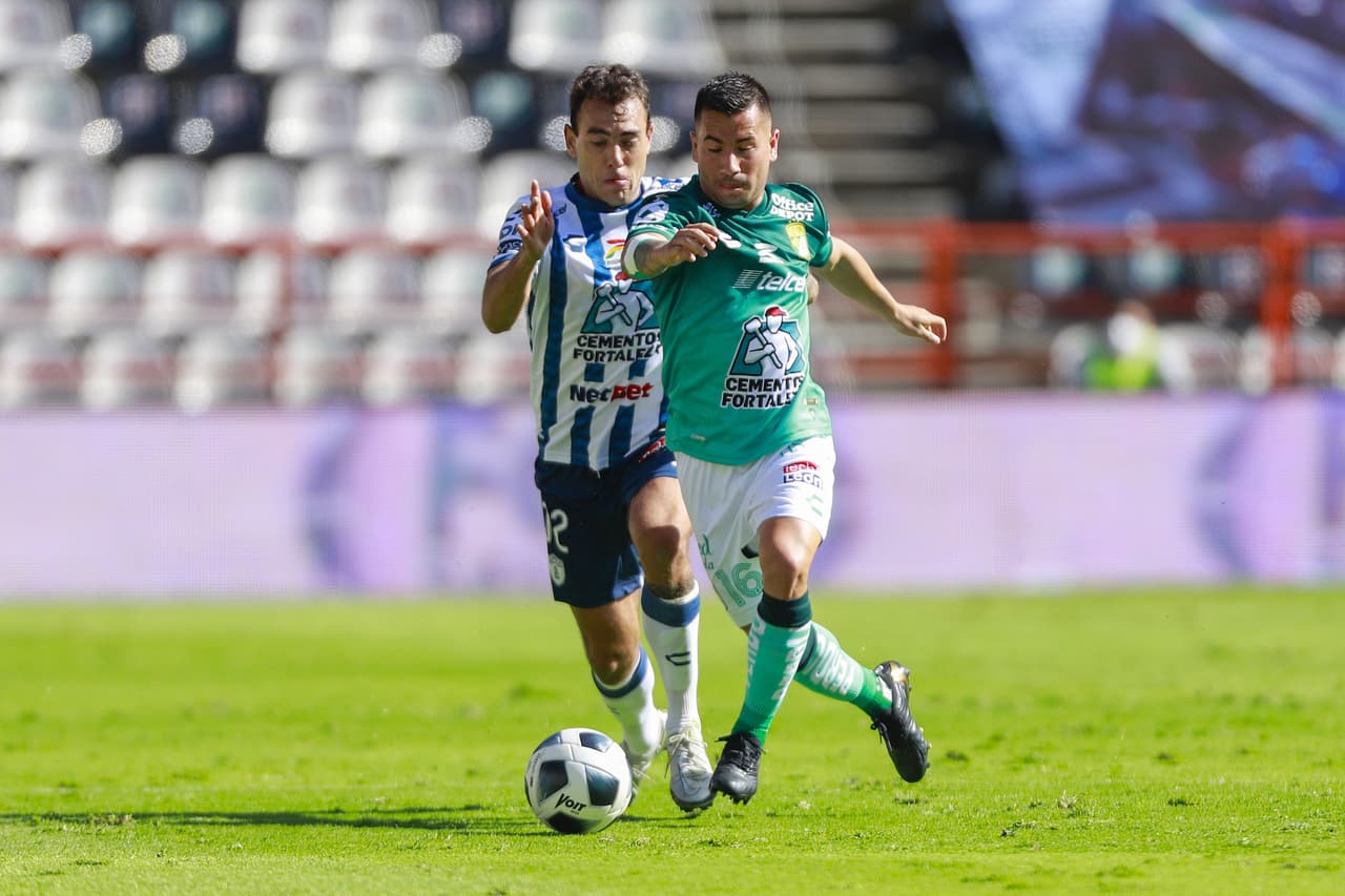 El doblete de Víctor Guzmán y los goles de Matías Catalán y Roberto de la Rosa confirman la holeada 4-0 de Pachuca sobe León en la jornada 1 del Apertura 2021.