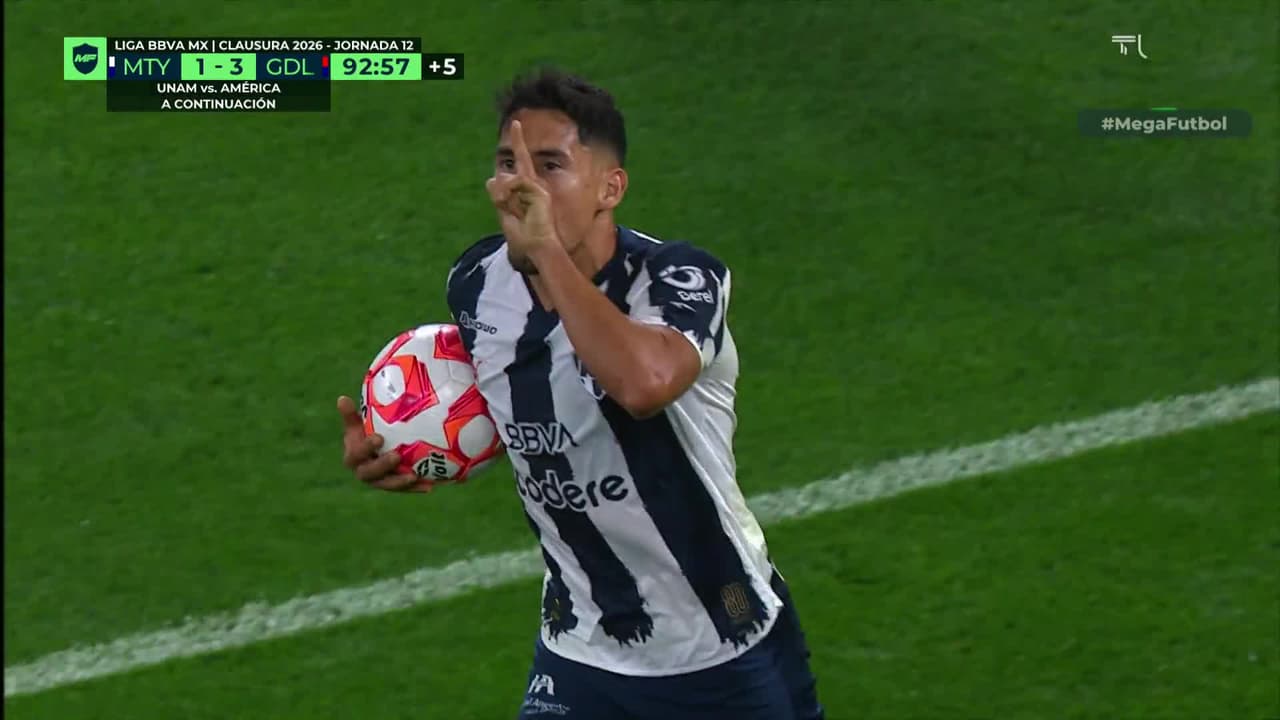 ¡Huele a remontada! Rica Chávez le da esperanza a Rayados y pone el segundo!