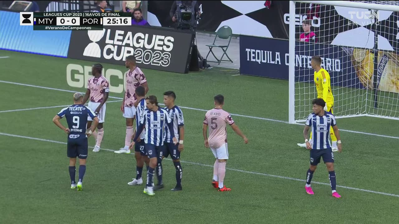 Monterrey estuvo cerca de inaugurar la pizarra con triangulación