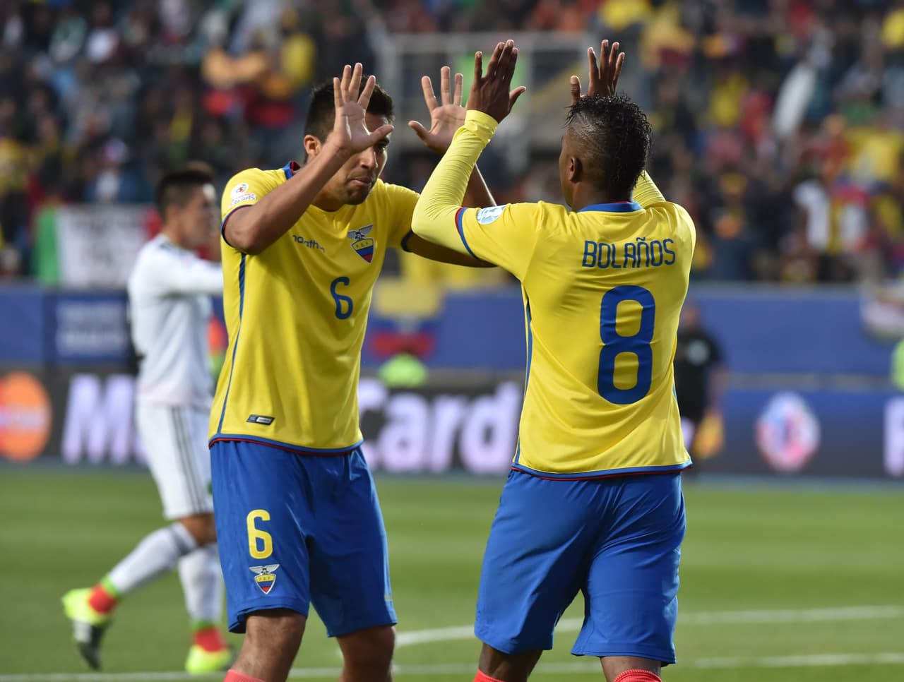 Ecuador fue amplio dominador del partido.