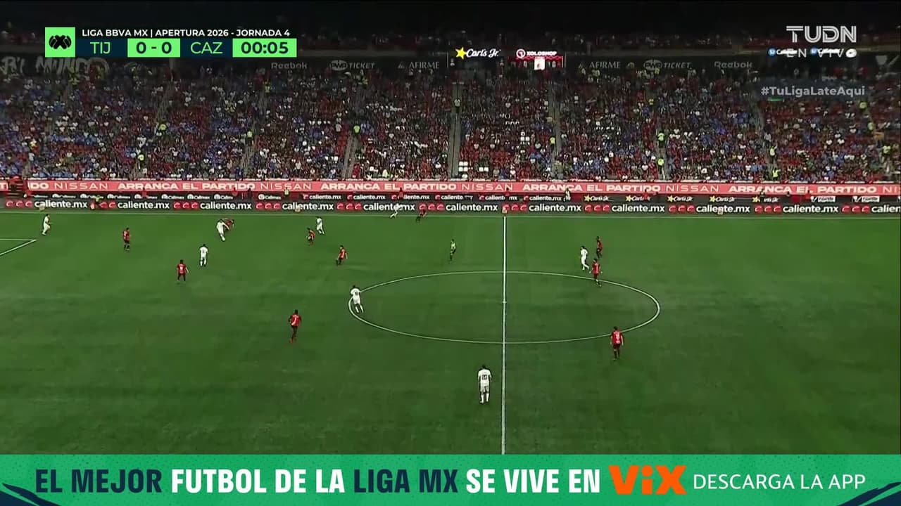 ¡Arranca el compromiso Club Tijuana ante Cruz Azul! EN VIVO en la J4 del Apertura 2026