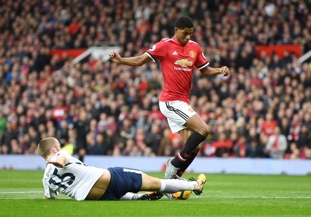 Marcus Rashford fue uno de los jugadores que más ganas le puso en el United, pero sus aproximaciones no pasaron de eso. Sin peligro.