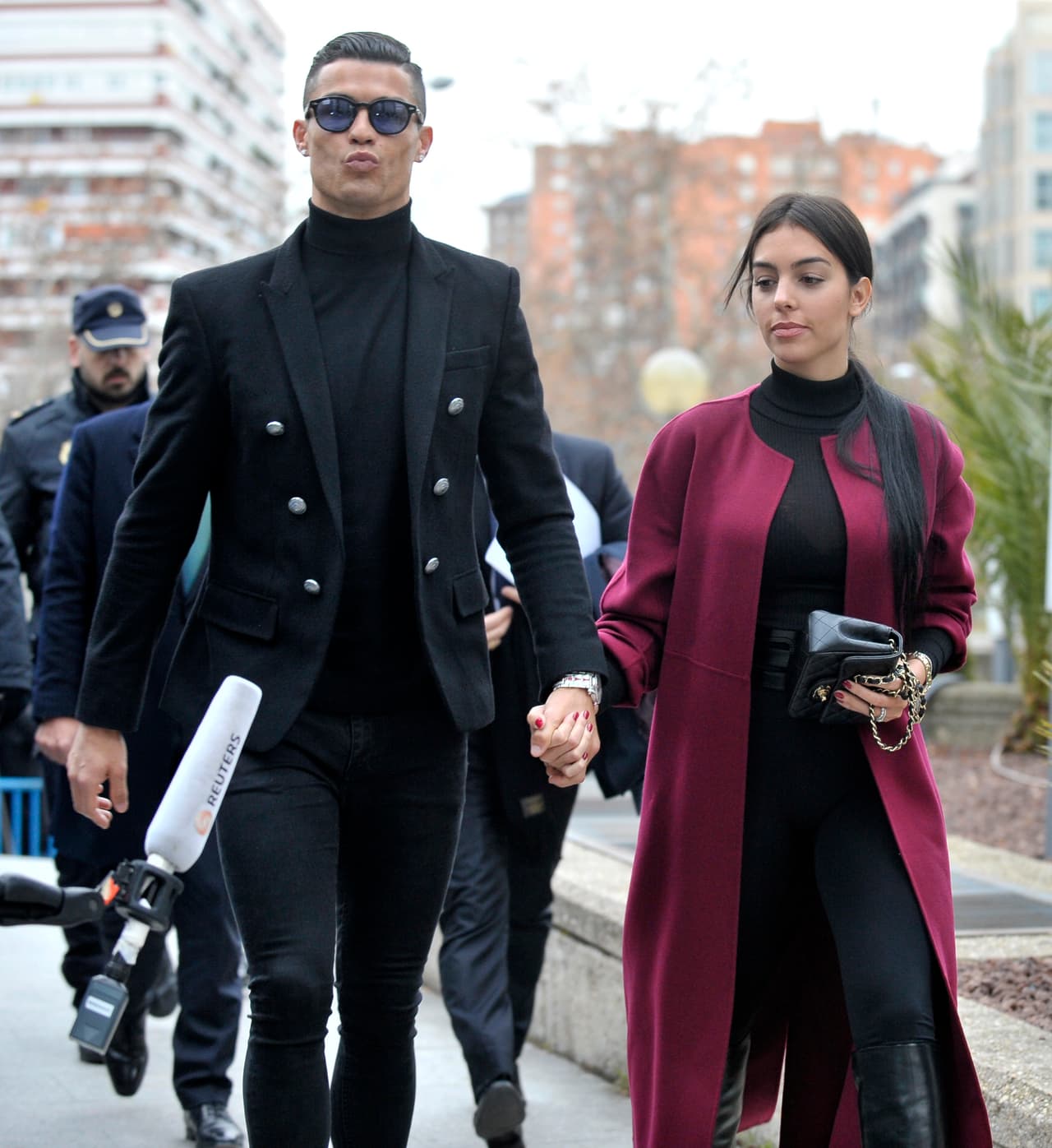 Ronaldo habló, aunque muy poco. Habló lo justo en la Sala para manifestar con un "sí" que reconoce los hechos de que se le acusan