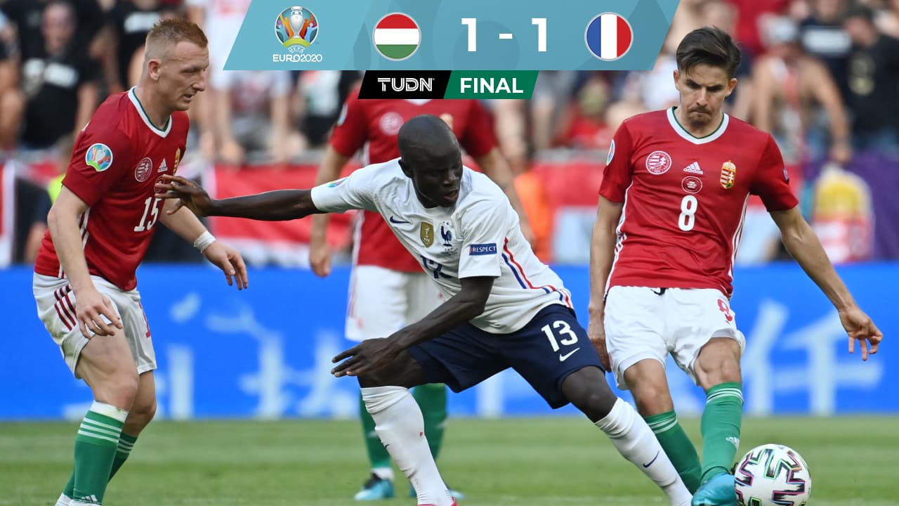 Francia carece de contundencia y empata ante una sorpresiva Hungría