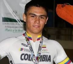 El ciclista colombiano Fabián Hernando Puerta finalizó su participación en los Juegos Centroamericanos y del Caribe Veracruz 2014, con el título en la prueba de velocidad varonil y despedirse con tres preseas de oro y una de plata. (Foto: Twitter).