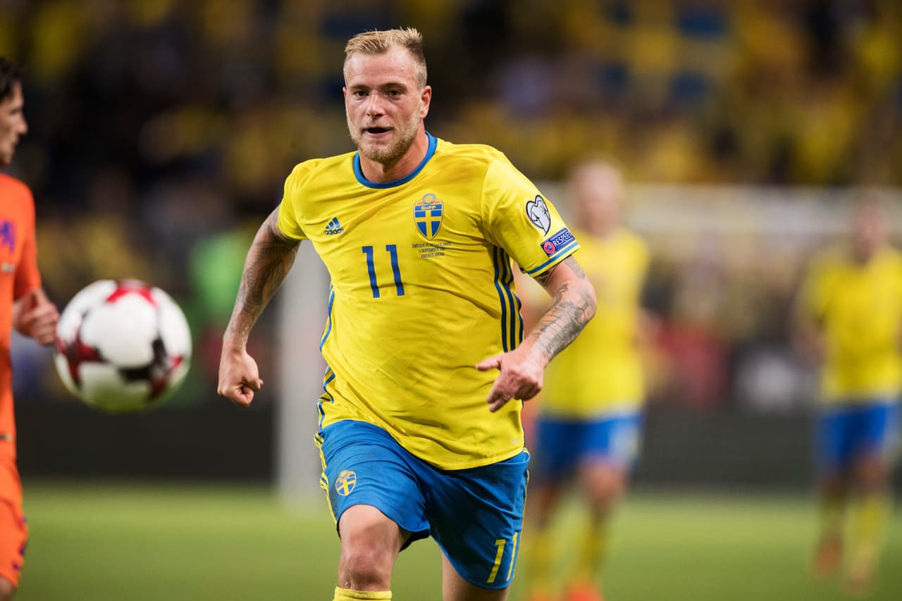 <b>Grupo F. John Guidetti (Suecia) - </b>el talentoso delantero no está pasando por un buen momento en el Deportivo Alavés, donde apenas ha jugado 10 partidos con saldo de un gol.