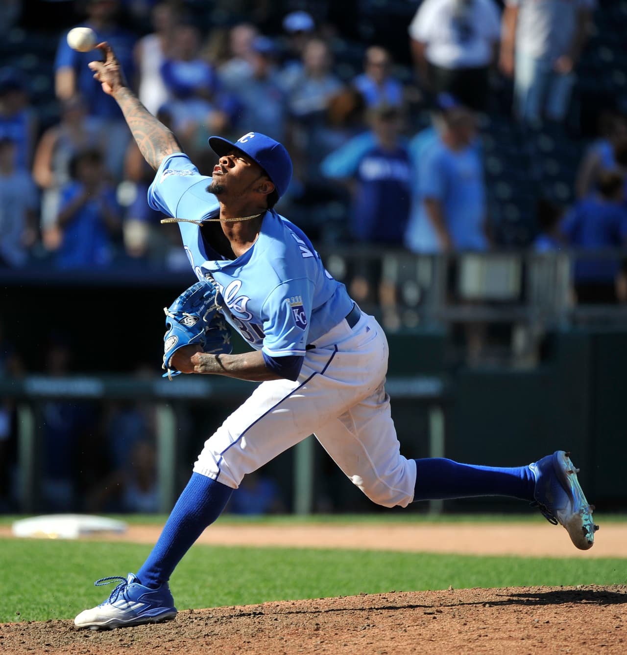 El lanzador dominicano Yordano Ventura fue uno de los pilares en la consecución del título de la Serie Mundial en 2015 de los Kansas City Royals.