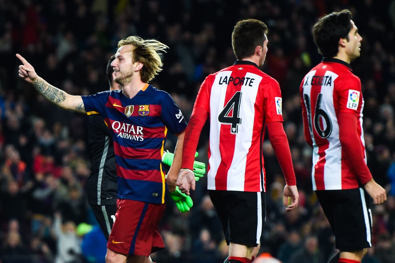 Iván Rakitic sería otro que se haría presente para los azulgranas, el croata anotaría con un buen disparo de lejos.