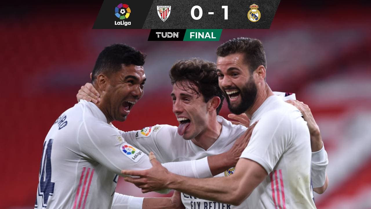Con gol de Nacho, el Real Madrid venció al Athletic y sigue peleando por LaLiga