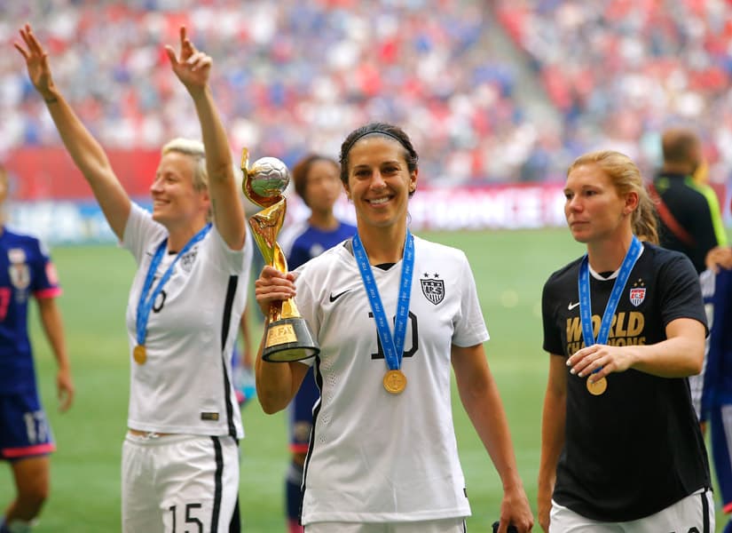 Además de la medalla de oro se llevó el Balón de Oro y la Bota de Plata en el Mundial de Canadá.