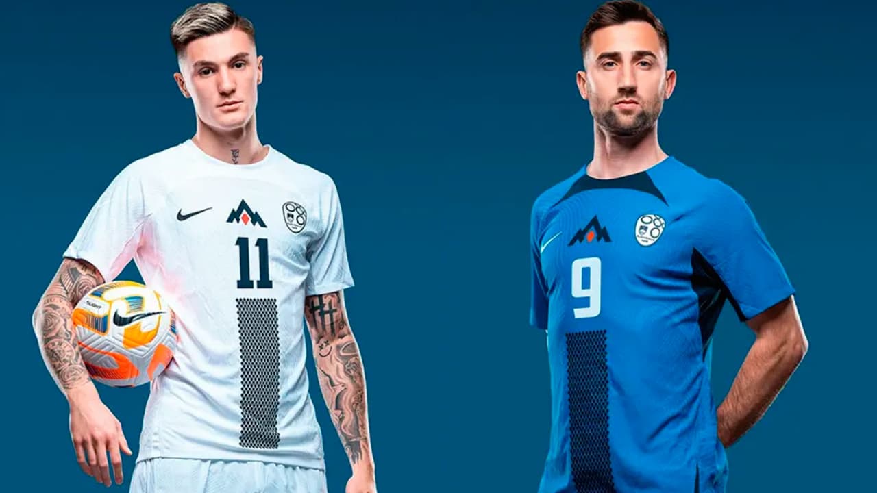 Estas son las playeras de local y visitante que utilizará la selección de Eslovenia en la UEFA Euro 2024.