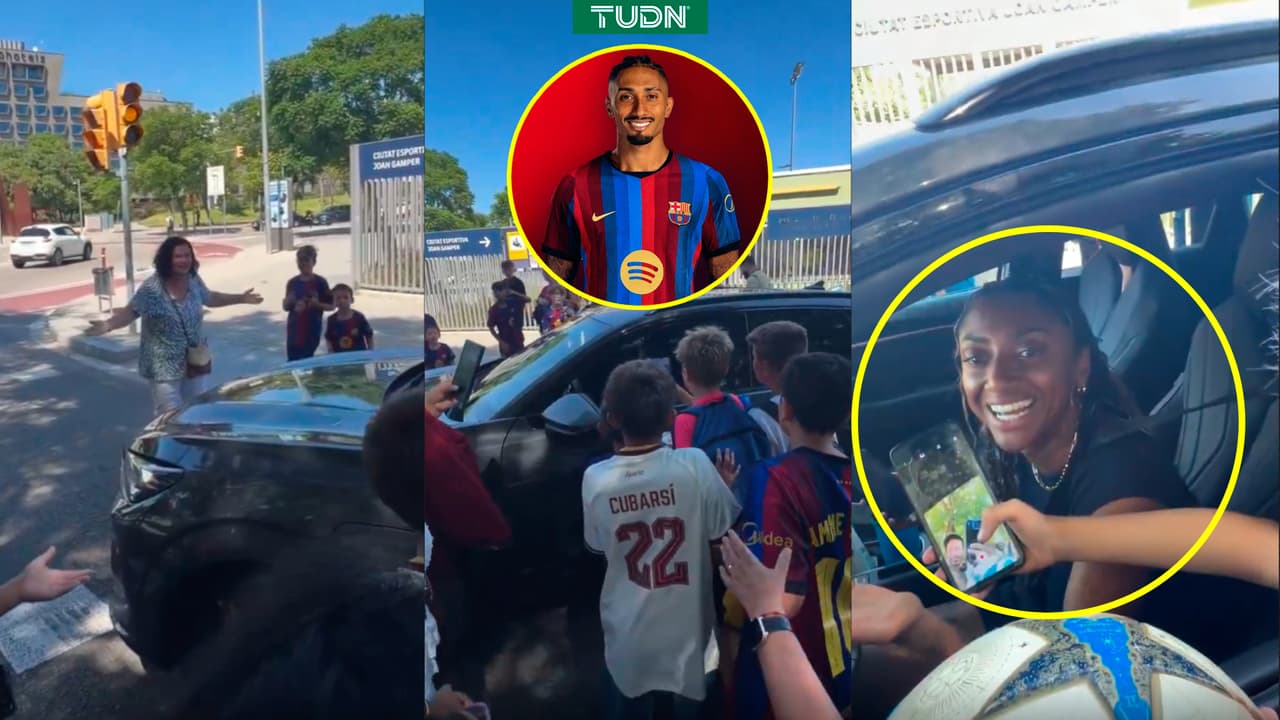 ¡Insólito! Fans del Barcelona confunden a Raphinha con una mujer