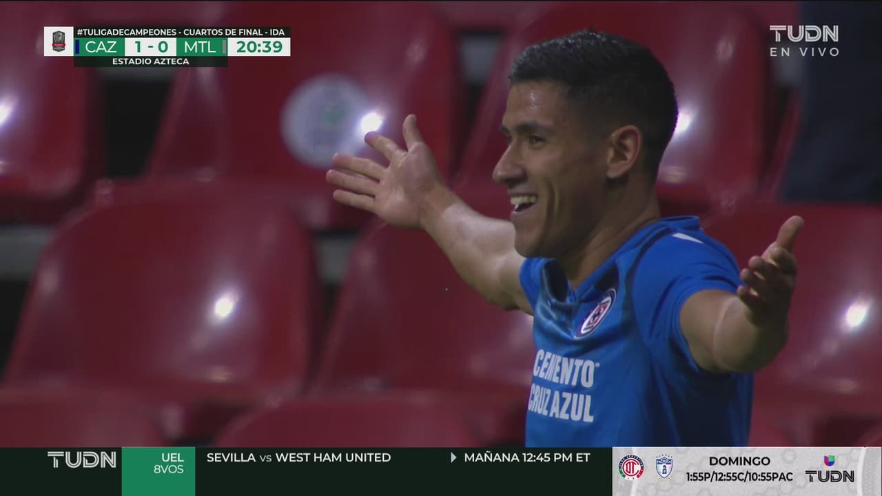 ¡Gol de Cruz Azul! Uriel Antuna marca el 1-0 sobre Montreal
