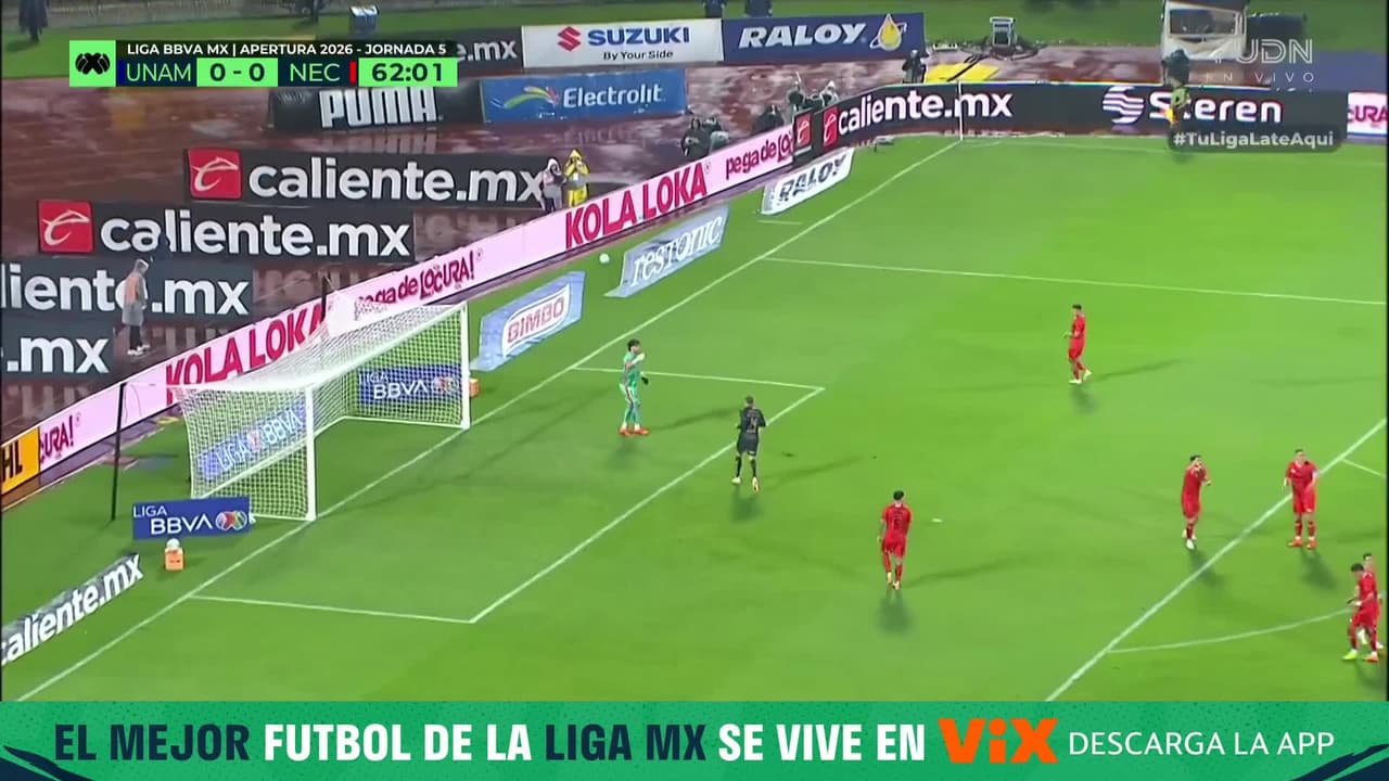¡ERA EL GOLAZO DE LA JORNADA! La Pantera Morales armó un jugadón pero el arquero de Necaxa se hizo gigante