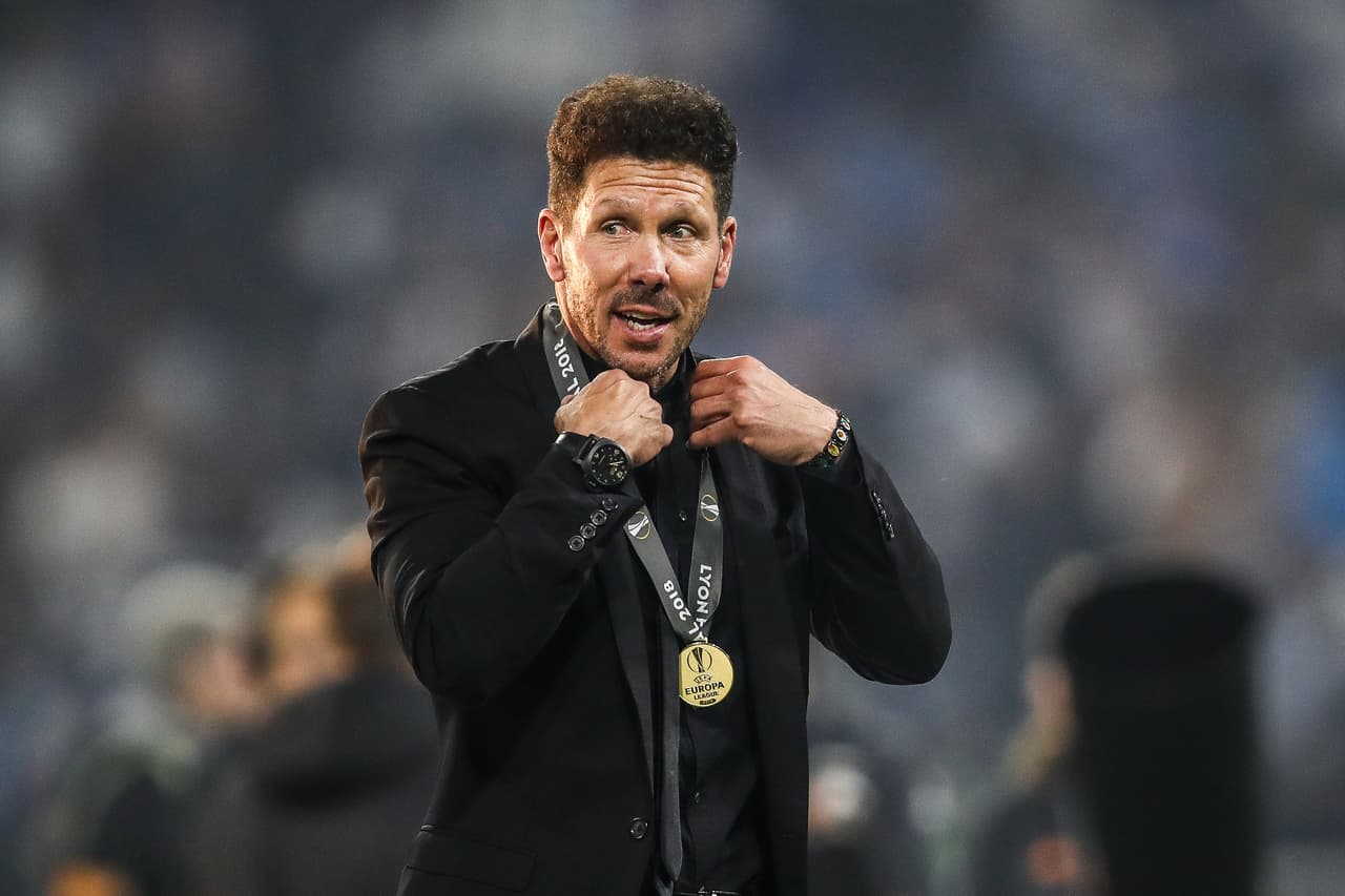 Diego Simeone. 'El Cholo' se quedó corto en La Liga con el Atlético de Madrid, en el segundo lugar, pero halló en la UEFA Europa League un muy agradable consuelo al ganar el título en esa competencia.