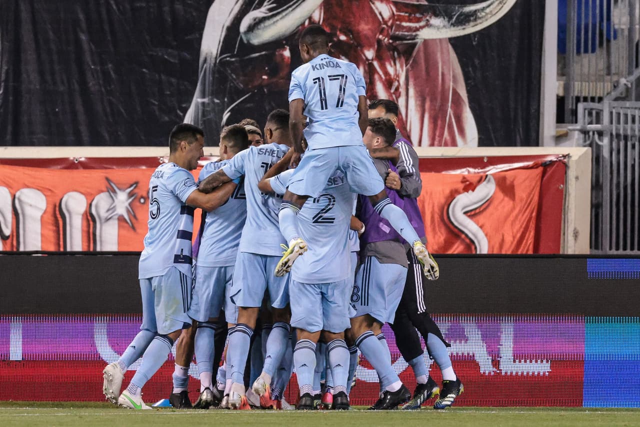 Pero fue SKC quien se llevó la victoria 2-1 en el Red Bull Arena.