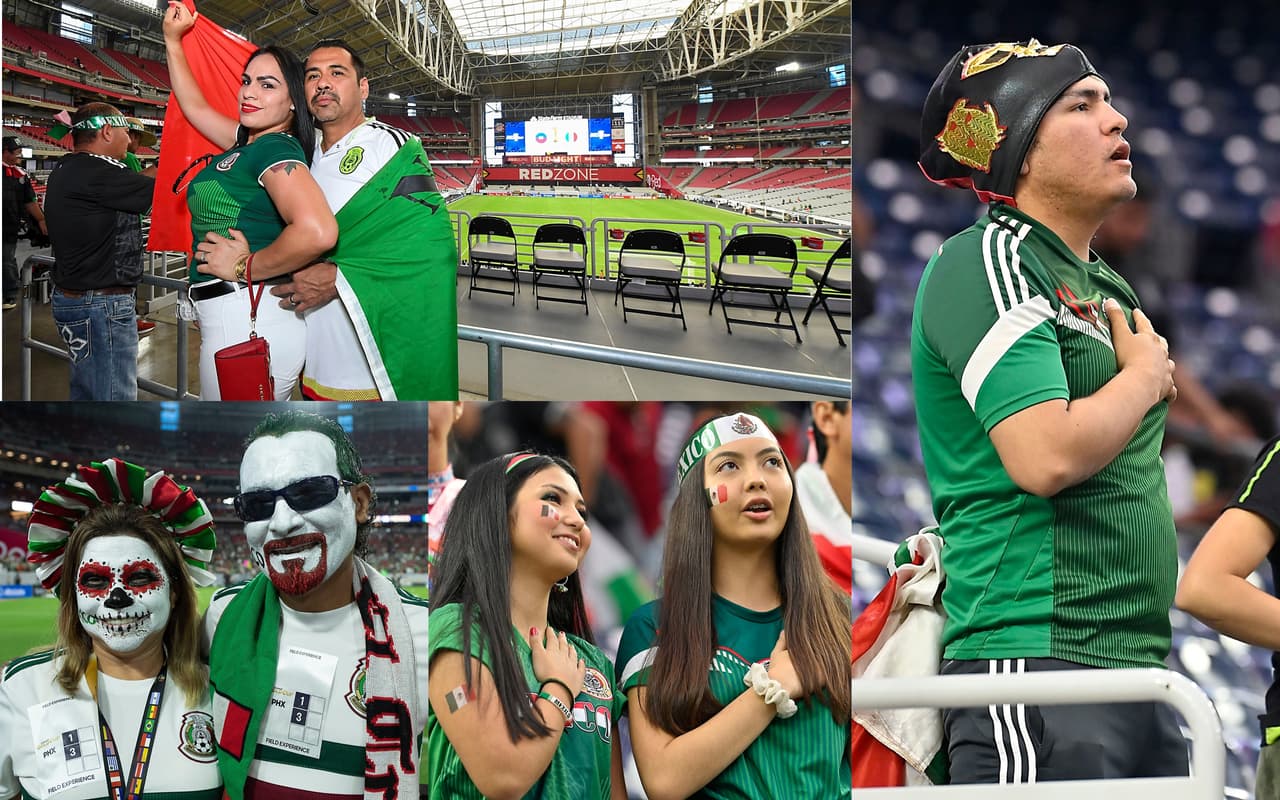 Los aficionados a la Selección Mexicana en Estados Unidos se distinguen por su lealtad, su pasión y su creatividad para mostrar su cariño al Tri. Estos son algunos de los que consideramos verdaderos aficionados, esos que contagian con su entusiasmo y ganas de apoyar. Nuestro reconocimiento para todos ellos.