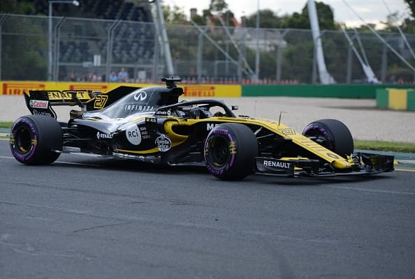 En la octava posición largará Nico Hulkenberg (Renault). Paró los cronómetros en 1:23.532.