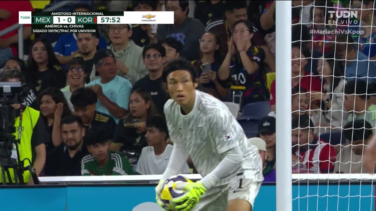 ¡TIRO ATAJADO! disparo por Mateo Chávez.