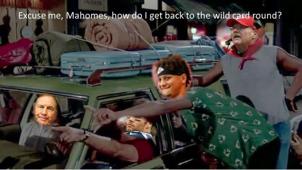 Los Patriots de Tom Brady se volvieron el centro de burla por su pronta eliminación en Playoffs.