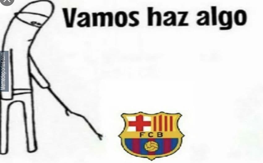 Tras recibir la histórica goleada, el conjunto culé se ha convertido en el blanco de los memes en las redes sociales.