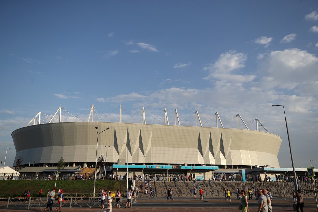La Rostov Arena albergará su quinto y último partido del Mundial de Rusia 2018. El escenario tiene capacidad para 43.702 espectadores.