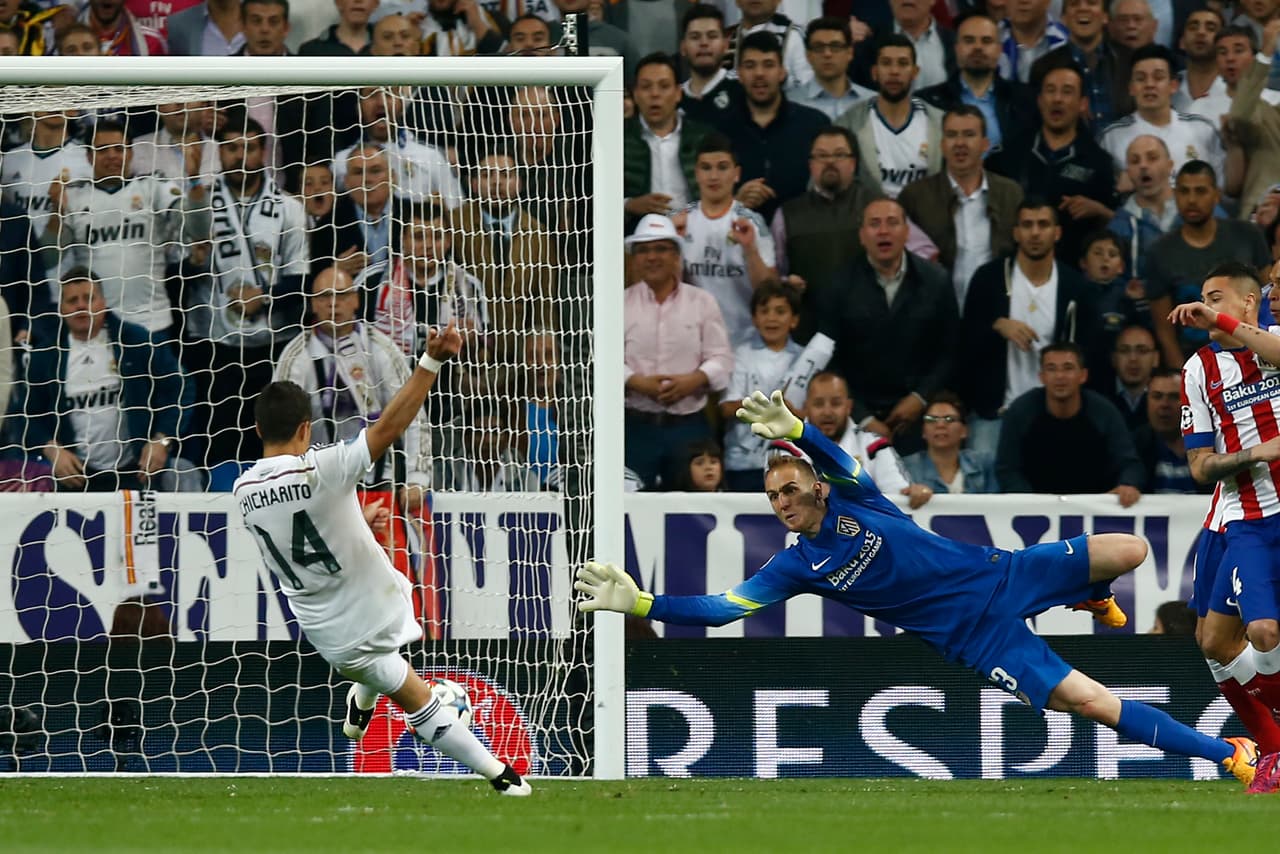 Chicharito y su histórico gol al Atlético de Madrid en Champions League