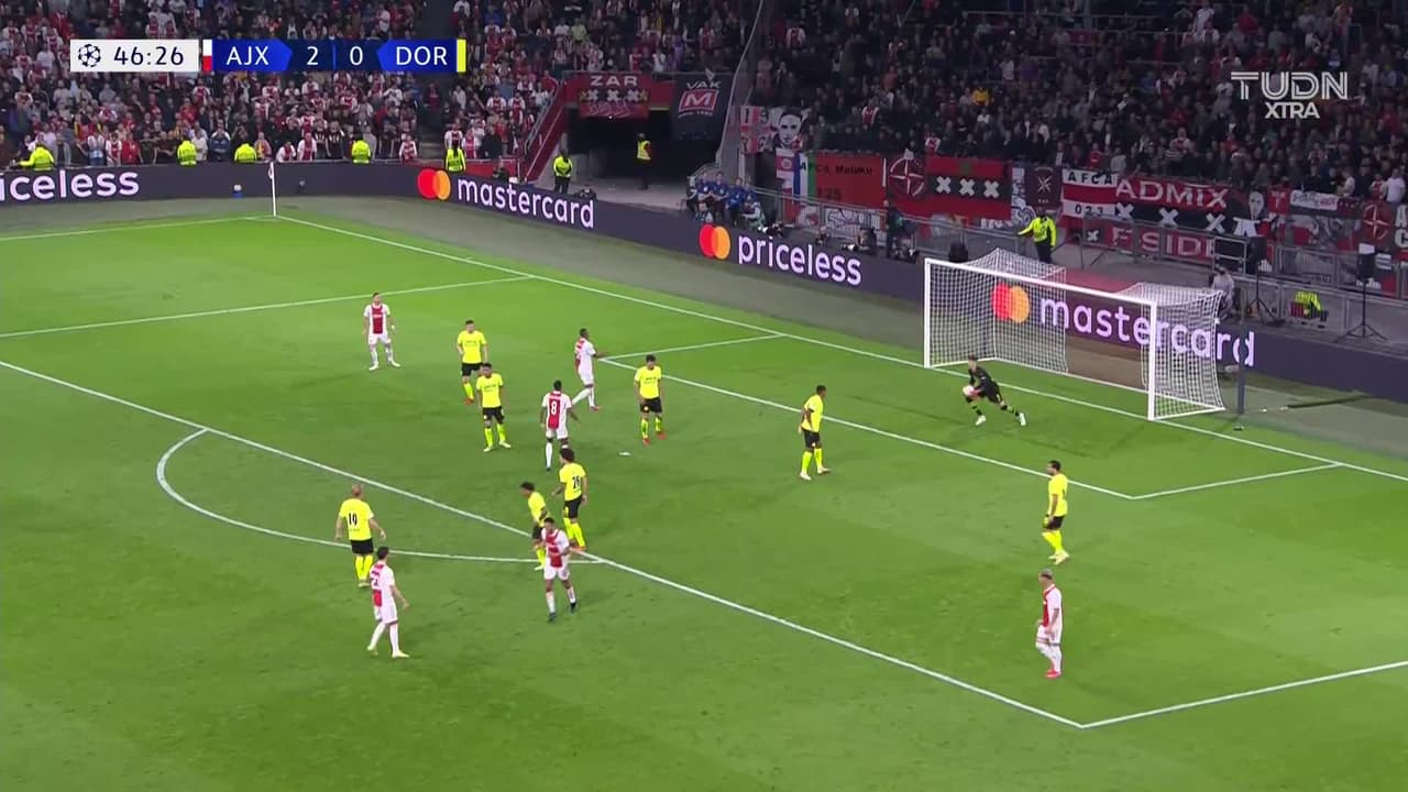 ¡TIRO ATAJADO! disparo por Noussair Mazraoui.