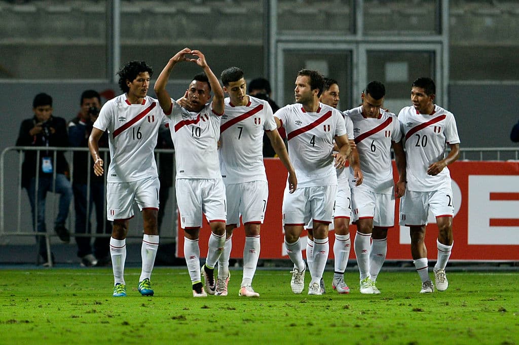 Christian Cuevas celebra su gol ante Trinidad y Tobago.